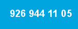 926 944 11 05 926 944 11 05